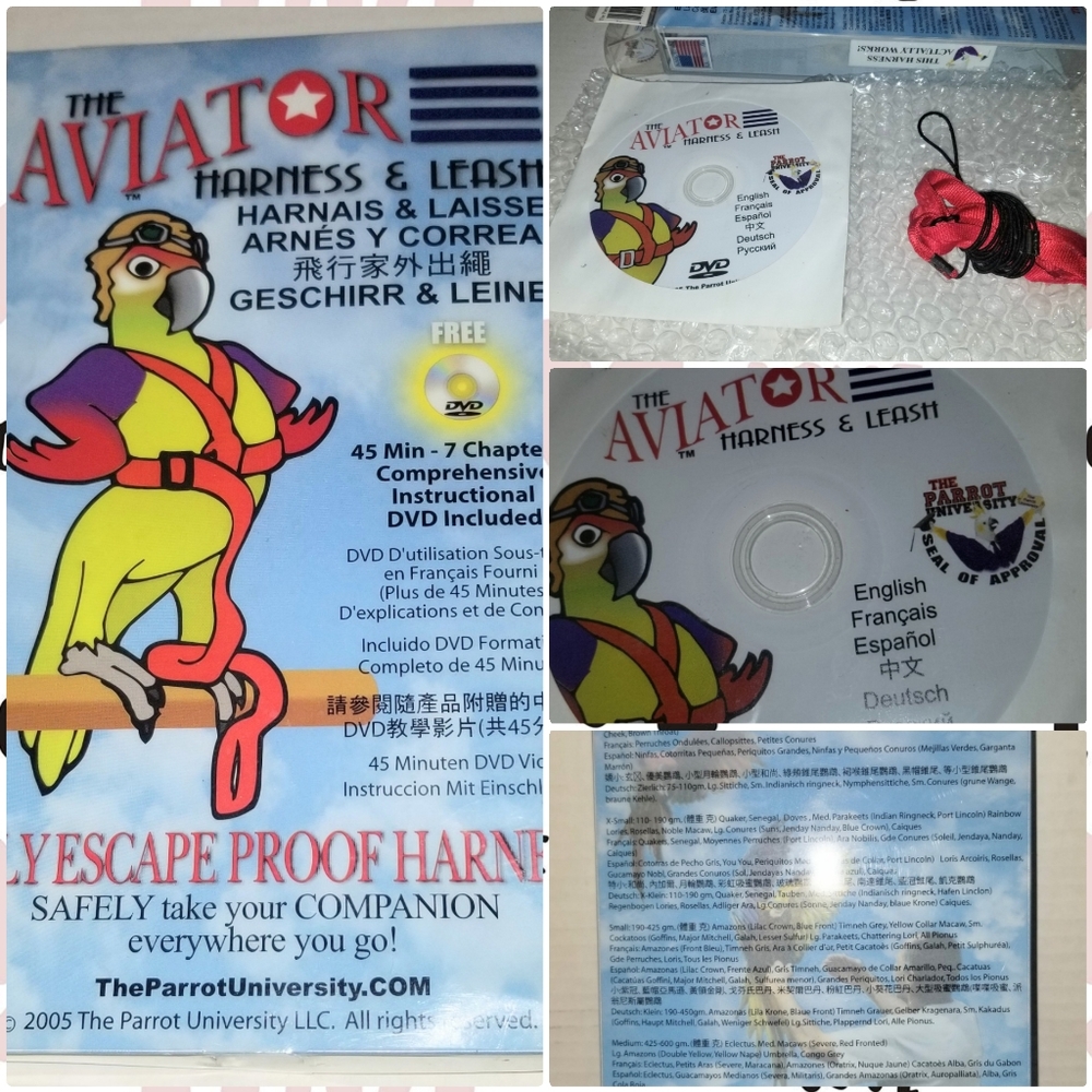NEW THE AVIATOR HARNESS AND LEASH